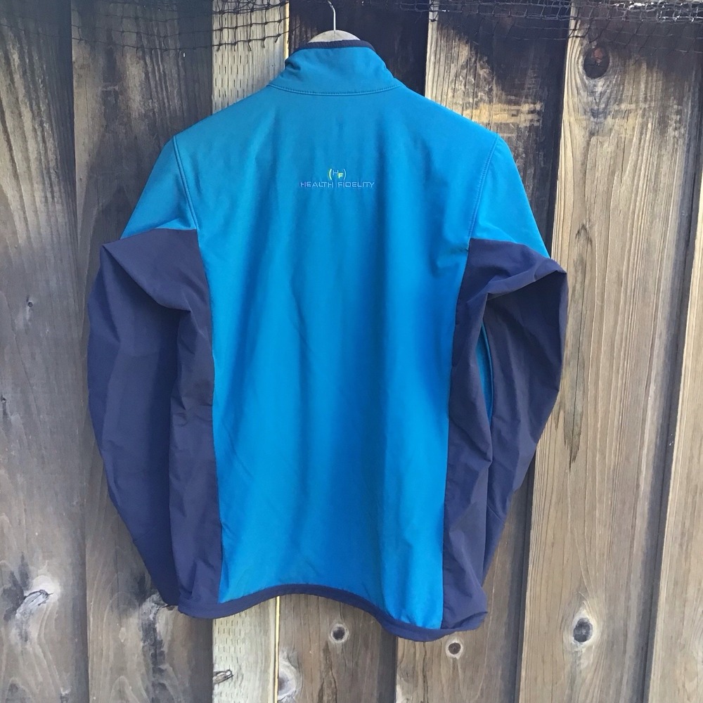 Patagonia Adze Hybrid Soft Shell Jacket Men's Small Blue Polartec - Picture 8 of 12